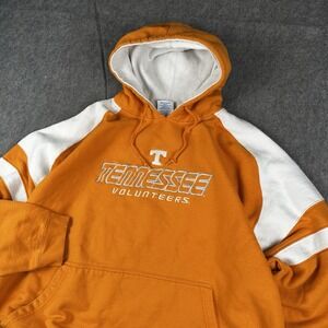 VTG Tennessee Volunteers Hoodie Sweatshirt Mens 2XL Orange Striped Morgan Wallen